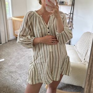 Bump friendly romper